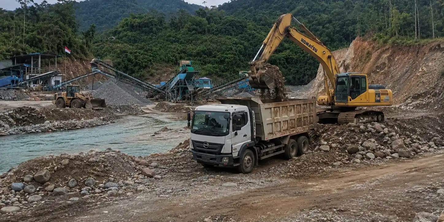 Supplier pasir dan batu di Jabodetabek siap kirim 24 jam gratis ongkir dan bongkar muat